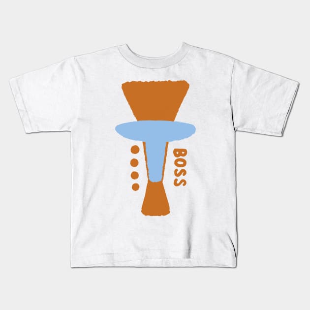 Boss Kids T-Shirt by silverxsakura